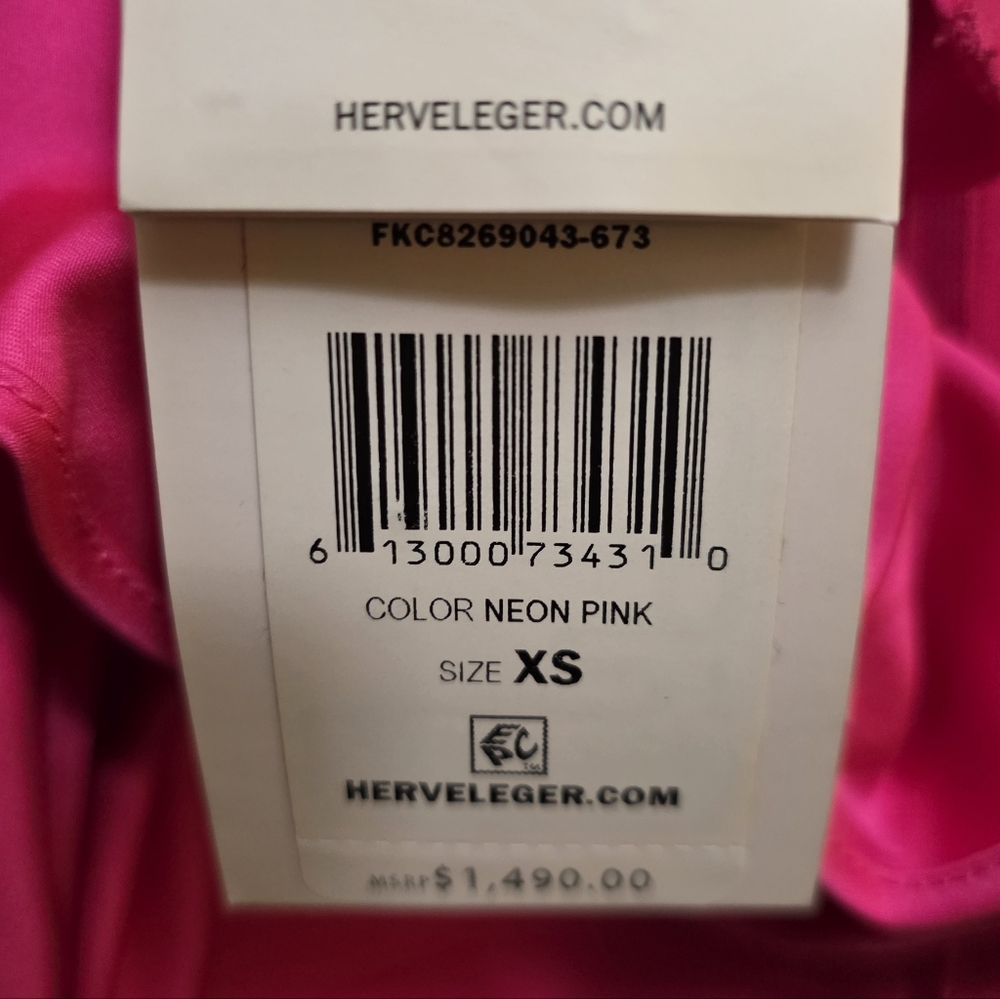 NWT Hervé Léger ruffled bandage mini dress Size XS - Picture 14 of 16